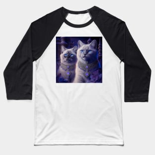 British Shorthair Couple Baseball T-Shirt